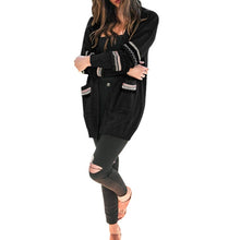Load image into Gallery viewer, OEAK 2019 New Women Long Sleeve Knitted Cardigan Sweaters Casual Autumn Coats Outwear Fashion Winter Harajuku Veste Femme