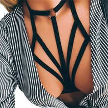 Load image into Gallery viewer, Gold Buckle Bikini Split Swimsuit Swimwear Women 2 Piece Set Women Swimming Suit High Waist Bikini 3 Colors